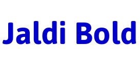 Jaldi Bold шрифт